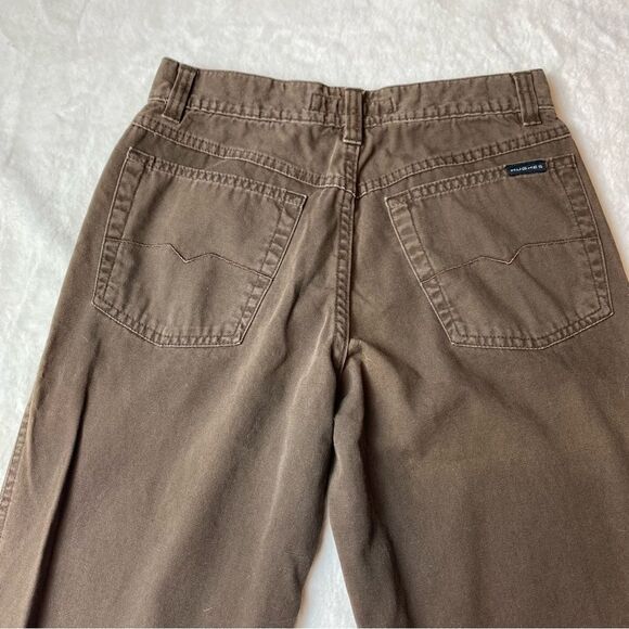 Hughes Men,'s Wear Brown Canvas Pants Size 38 - Picture 8 of 14